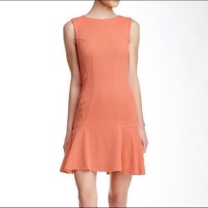 Betsey Johnson Vibrant Orange Midi Dress